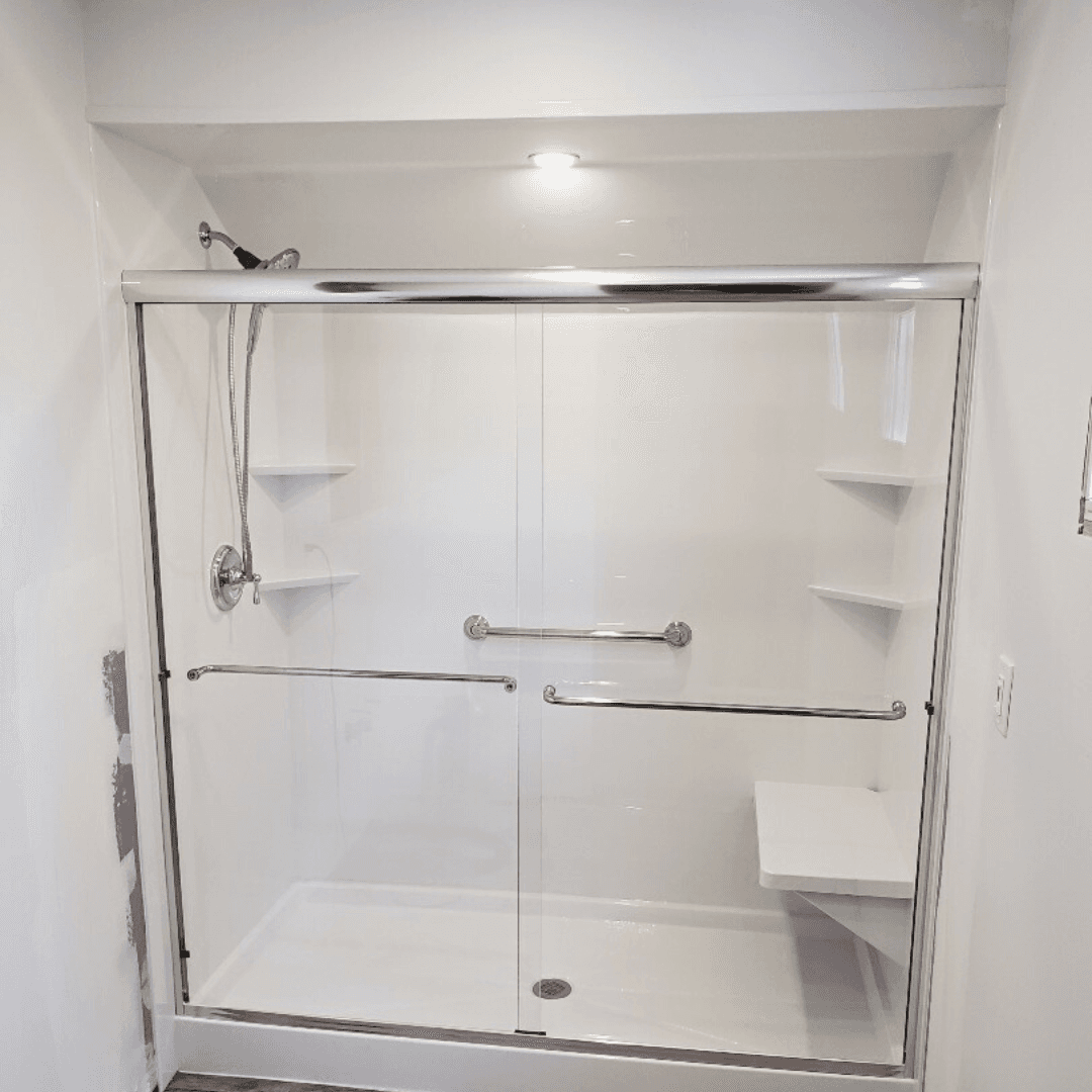 Tub to Shower Conversion After