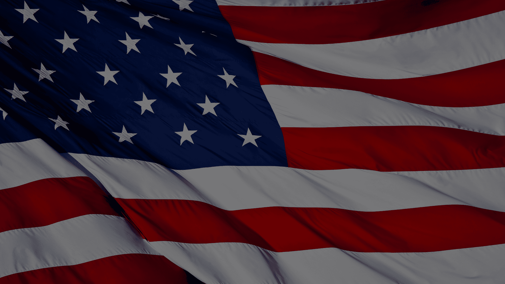 Flag with dark overlay