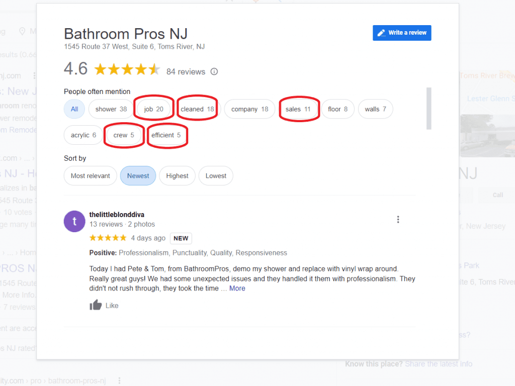 Bathroom Pros New Jersey Customer Google Reviews For Bathroom Remodeling