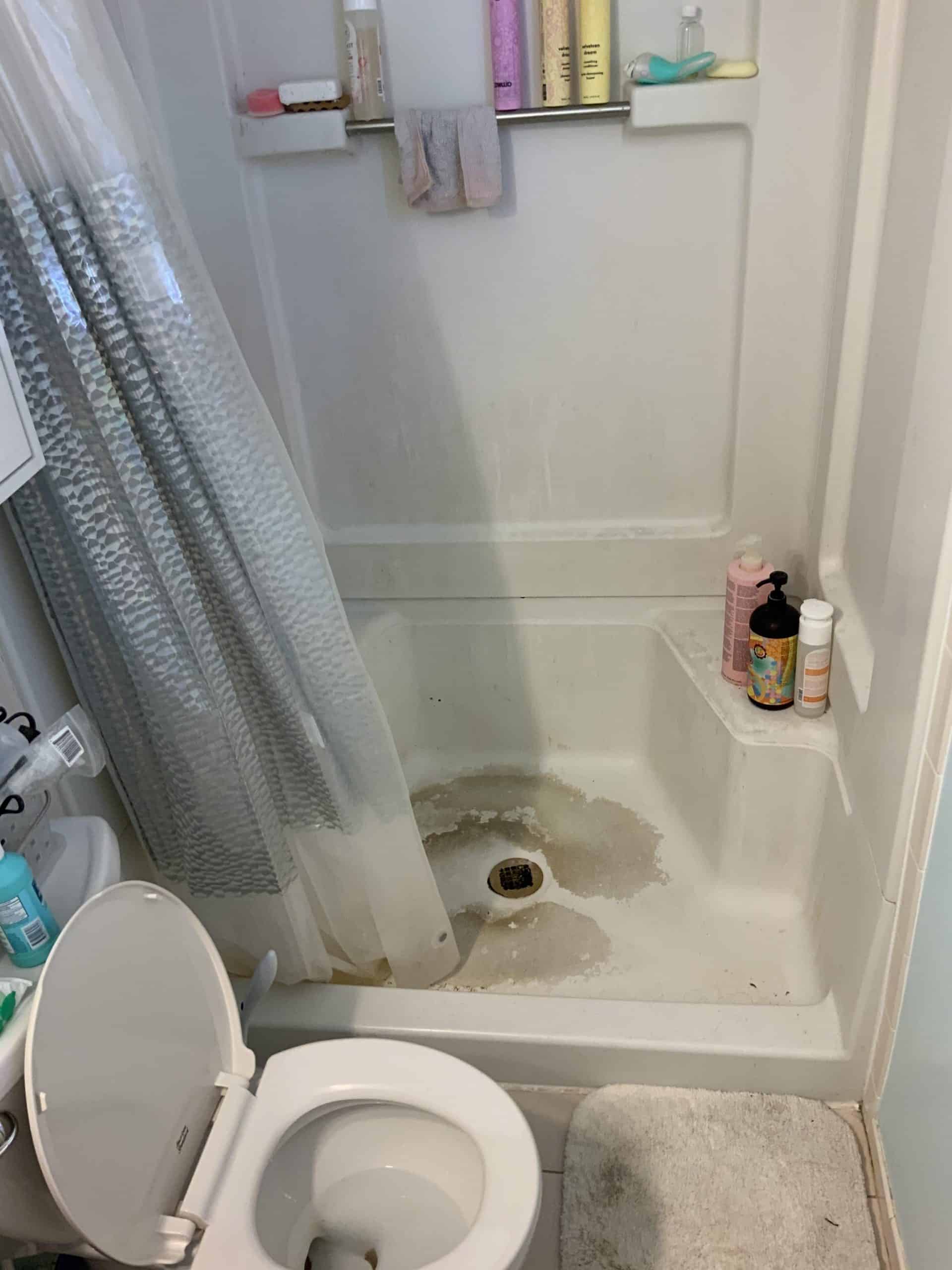 Shower Remodeling - before 2 