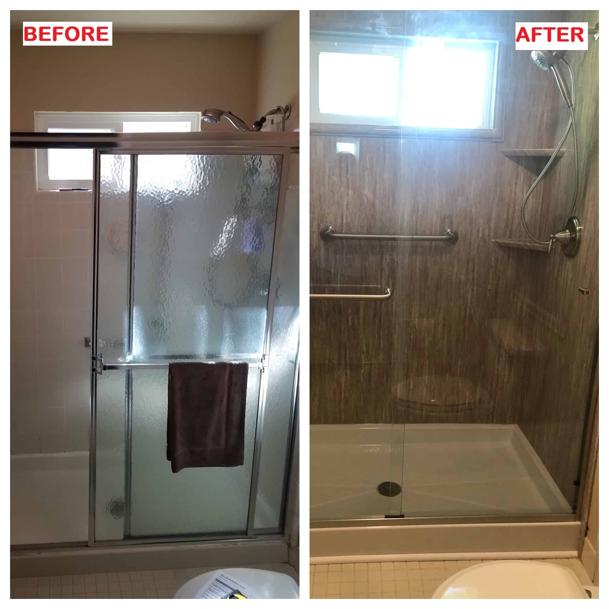 Shower Remodeling - after