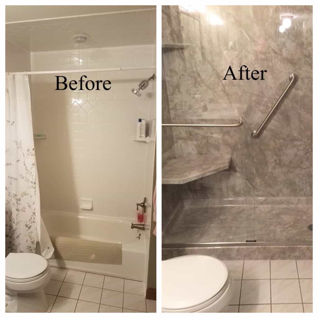 A Tub Into Walk In Shower, Replacing A Shower With Bathtub